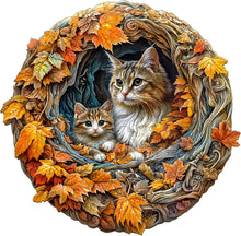 Load image into Gallery viewer, Wooden Jigsaw Puzzles for Adults - 3d Cat Mom Jigsaw Puzzles 280pcs, Artistic
