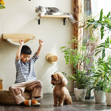 Load image into Gallery viewer, FUKUMARU Cat Wall Furniture Cat Climbing Step 30cm Wall Mounted Jute Scratch posts
