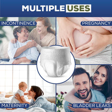 Load image into Gallery viewer, 48 x Super Incontinence Pants Women and Men, Adult Nappies High Absorption, Anti-Leakage, Soft-Stretch Waistband, Breathable, Discreet Fit, Adult Diapers, Medium Size (4 Packs of 12)
