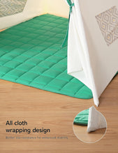 Load image into Gallery viewer, Besrey Toddler Teepee Tent for Kids, Kids Play Tent with Padded Mat &amp; Lights, Co
