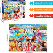 Load image into Gallery viewer, HUADADA Jigsaw Puzzles for Adults 1000 Piece Dog Water Park Puzzles for 14+
