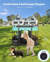Load image into Gallery viewer, Foldable Pet Playpen Cat Dog Playpen Portable Dog Cage soft Portable Exercise SM
