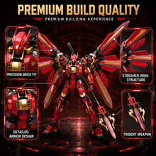 Load image into Gallery viewer, Red Mech Robot Building Block Set for Mecha Fans 511 Pcs
