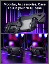 Load image into Gallery viewer, JSAUX ModCase Compatible with Steam Deck, PC0104 Modular Valve Accessories Include Protective Case, Face Cover, Metal Bracket and Strap
