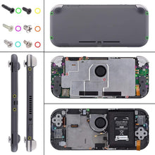 Load image into Gallery viewer, eXtremeRate Clear Atomic Purple DIY Replacement Shell for Nintendo Switch Lite
