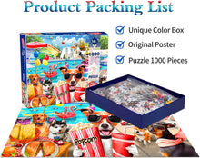 Load image into Gallery viewer, HUADADA Jigsaw Puzzles for Adults 1000 Piece Dog Water Park Puzzles for 14+
