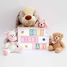 Load image into Gallery viewer, A4 Cinema Light Box with 400 Letters, Symbols &amp; Emojis &amp; 2 Markers, USB Included PINK

