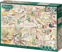 Load image into Gallery viewer, Jumbo, Falcon de luxe - The Country Diary Postcards, Jigsaw Puzzles for Adults, 1000 piece
