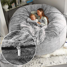 Load image into Gallery viewer, Cookit Bean Bag Chair Cover(Cover Only,No Filler) Chair Cushion, Big Round Soft
