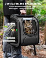 Load image into Gallery viewer, Pecute Cat Backpack Large Space, Cat Carrier Backpack Breathable, Stable Bubble
