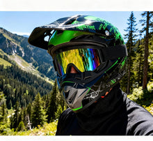 Load image into Gallery viewer, Motocross Helmet,Youth ATV Dirt Bike Motorcycle Helmet, Full-Face Off Road Motorcycle Crash Helmet,BMX 4-Wheeler Off-Road Mountain Bike Helmet,With Gloves Goggles Mask SIZE XL

