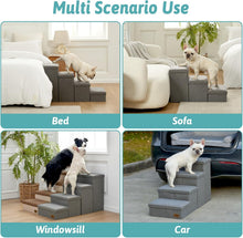 Load image into Gallery viewer, COZY KISS Dog Stair for Small Dogs with Storage, Foldable Pet Step COZY KISS Dog
