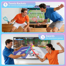 Load image into Gallery viewer, STARTRC GAMES Switch 2 Sports Accessories Bundle for Nintendo Switch 2 (2025),18 in 1 Family Party Pack Games Accessories Set for Nintendo Switch 2 Sports Games
