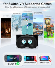 Load image into Gallery viewer, Upgraded VR Headset Compatible with Nintendo Switch 2 (2025), Switch 2 Virtual Reality VR Glasses with Adjustable HD Lenses and Comfortable Head Strap, Virtual Boy 3D Goggles for Switch 2 Accessories
