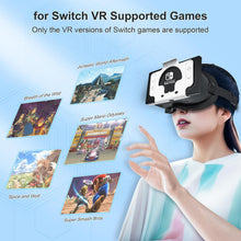 Load image into Gallery viewer, DEVASO Upgraded VR Headset for Nintendo Switch &amp; Switch OLED Model, Switch Virtual Reality Glasses with Adjustable HD Lenses and Comfortable Head Strap, Labo Goggles Accessories
