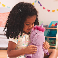 Load image into Gallery viewer, B. toys- B. softies 12&quot; Plush Purple Unicorns -Stuffed Soft Unicorn
