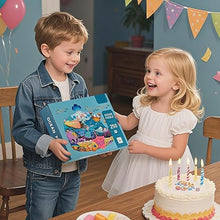 Load image into Gallery viewer, 250 Pieces Whale Animal Shaped Kids Puzzles Ocean World Floor Jigsaw Puzzle
