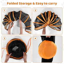 Load image into Gallery viewer, Odoland Large Pet Tunnel Cat Foldable Small Animal Playpen Outdoor Cat Enclosure
