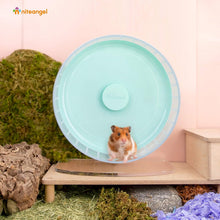 Load image into Gallery viewer, Niteangel Super-Silent Hamster Exercise Wheels: Quiet 10 inch Running Wheel | Can 11.6-15.4" Adjustable Height - No Bend Back Spinner Running for Dwarf Syrian Hamster Gerbils Mice Or Other Small Animal
