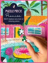 Load image into Gallery viewer, Elena Essex Jigsaws 1000 Pieces for Adults - Poolside, Puzzles for Adults, Adult Puzzles, Colourful Summer Holiday Swimming Pool Puzzle, Size 50x70cm
