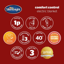 Load image into Gallery viewer, Silentnight Comfort Control Electric Blankets SINGLE
