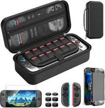 Load image into Gallery viewer, HEYSTOP Carrying Case for Nintendo Switch 2,Portable Travel Case for Nintendo Switch 2 Accessories with Screen Protector*1,Protective Cover*1,Thumb Caps*6,Large Space with 12 Game Card Slot,Hard Shell
