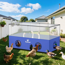 Load image into Gallery viewer, Pawaboo Small Animal Playpen  Foldable Pet Cage Tent Blue  For Puppy Kitten Guin
