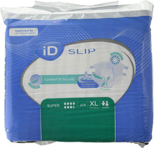 Load image into Gallery viewer, ID Expert Incontinence Disposable Super Pads, X-Large (120-170 cm), 1 Pack of 14 Pieces
