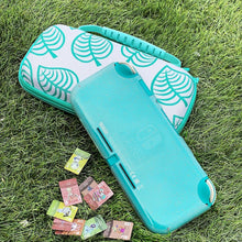 Load image into Gallery viewer, TIKOdirect Carrying Case for Switch lite, Shockproof Portable Travel Bag with Glitter Galaxy case, Screen Protectors and Cute Leaf Thumb Grips Caps, Leaf Green
