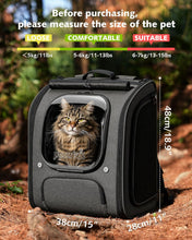 Load image into Gallery viewer, Pecute Cat Backpack Large Space, Cat Carrier Backpack Breathable, Stable Bubble
