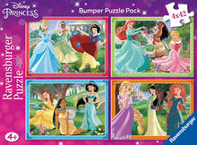Load image into Gallery viewer, Ravensburger - Disney Princess Puzzles Pack Of 4 | Puzzle 4 Years Or Over | Gift
