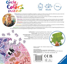 Load image into Gallery viewer, Ravensburger Children Puzzles Circle of Colors - Animals - Ages 10+ 500 Pieces, Learning Toy for Shape &amp; Motor Skill Development, Gift, Children Puzzles, Family Fun

