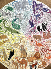 Load image into Gallery viewer, Ravensburger Children Puzzles Circle of Colors - Animals - Ages 10+ 500 Pieces, Learning Toy for Shape &amp; Motor Skill Development, Gift, Children Puzzles, Family Fun
