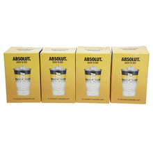 Load image into Gallery viewer, Set of 4 Limited Edition Absolut Vodka Hunni Magic Colour Changing  Metal Cups
