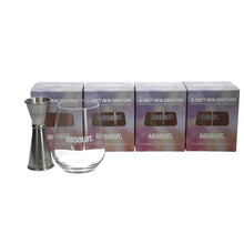 Load image into Gallery viewer, 4 x ABSOLUT VODKA GLASSES BAR PARTY BRANDED collectables
