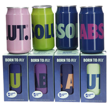 Load image into Gallery viewer, Absolut drinking tin can cocktail tins ltd edition set of 8 mancave collectables
