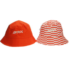 Load image into Gallery viewer, 2 X Aperol Spritz Orange Bucket hat reversible festivals party mancave bar gifts
