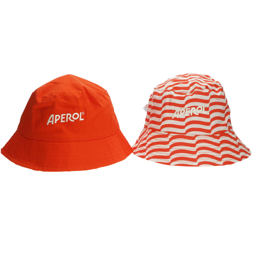 2 X Aperol Spritz Orange Bucket hat reversible festivals party mancave bar gifts