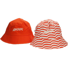 Load image into Gallery viewer, 2 X Aperol Spritz Orange Bucket hat reversible festivals party mancave bar gifts
