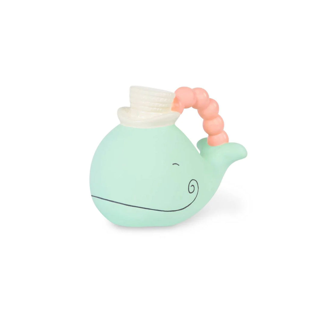B.Toys teething soothing toy creatures whale or crab  100% natural rubber