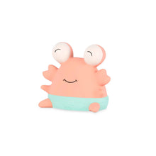Load image into Gallery viewer, B.Toys teething soothing toy creatures whale or crab  100% natural rubber
