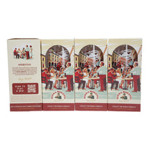 Load image into Gallery viewer, Birra Moretti Ltd edition designs set of 4 pint glasses pub mancave collectable Aperitivo x 4
