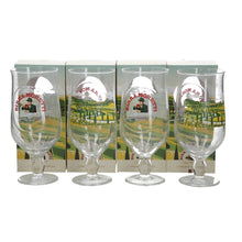 Load image into Gallery viewer, 4 x Ltd Edition Birra Moretti 1 Pint glasses. Pub. Party. Collectables ITALY
