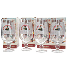 Load image into Gallery viewer, Birra Moretti Ltd edition designs set of 4 pint glasses pub mancave collectable Mercato x 4
