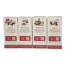Load image into Gallery viewer, Birra Moretti Ltd edition designs set of 4 pint glasses pub mancave collectable Mixed x 4
