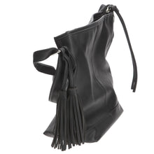 Load image into Gallery viewer, Ladies Black Handbag Shoulder Bag With Strap Large Ladies Dress Bag Hand Bag
