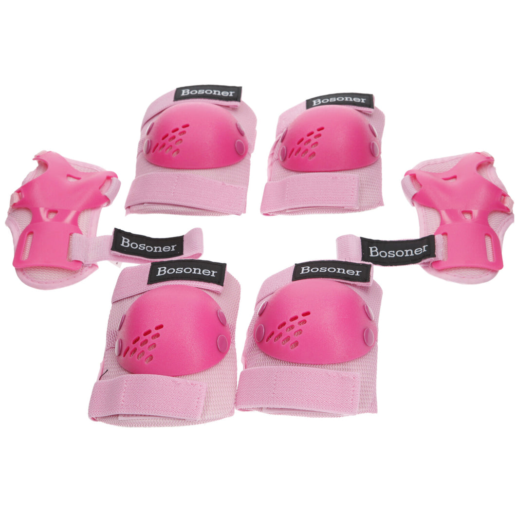 BOSONER Children's Knee Pad Set, Protector Set [6] for Children SIZE SMALL
