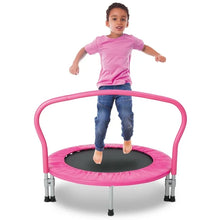 Load image into Gallery viewer, Fitness 36&quot; Jumping Trampoline For Kids, Fitness Rebounder 136KG Max Weight pink
