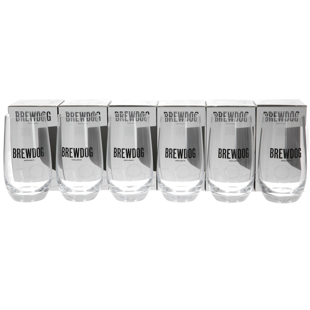 6  x Brewdog 1/2 Pint Glass Brand New. Boxed. Party. Bar