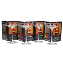Load image into Gallery viewer, 4 X COCKTAIL COLLECTION GLASSES 100ML COLLECTABLE. STUNNING COCKTAIL GLASSES
